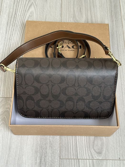 Сумка женская Coach /Коуч коричневая.