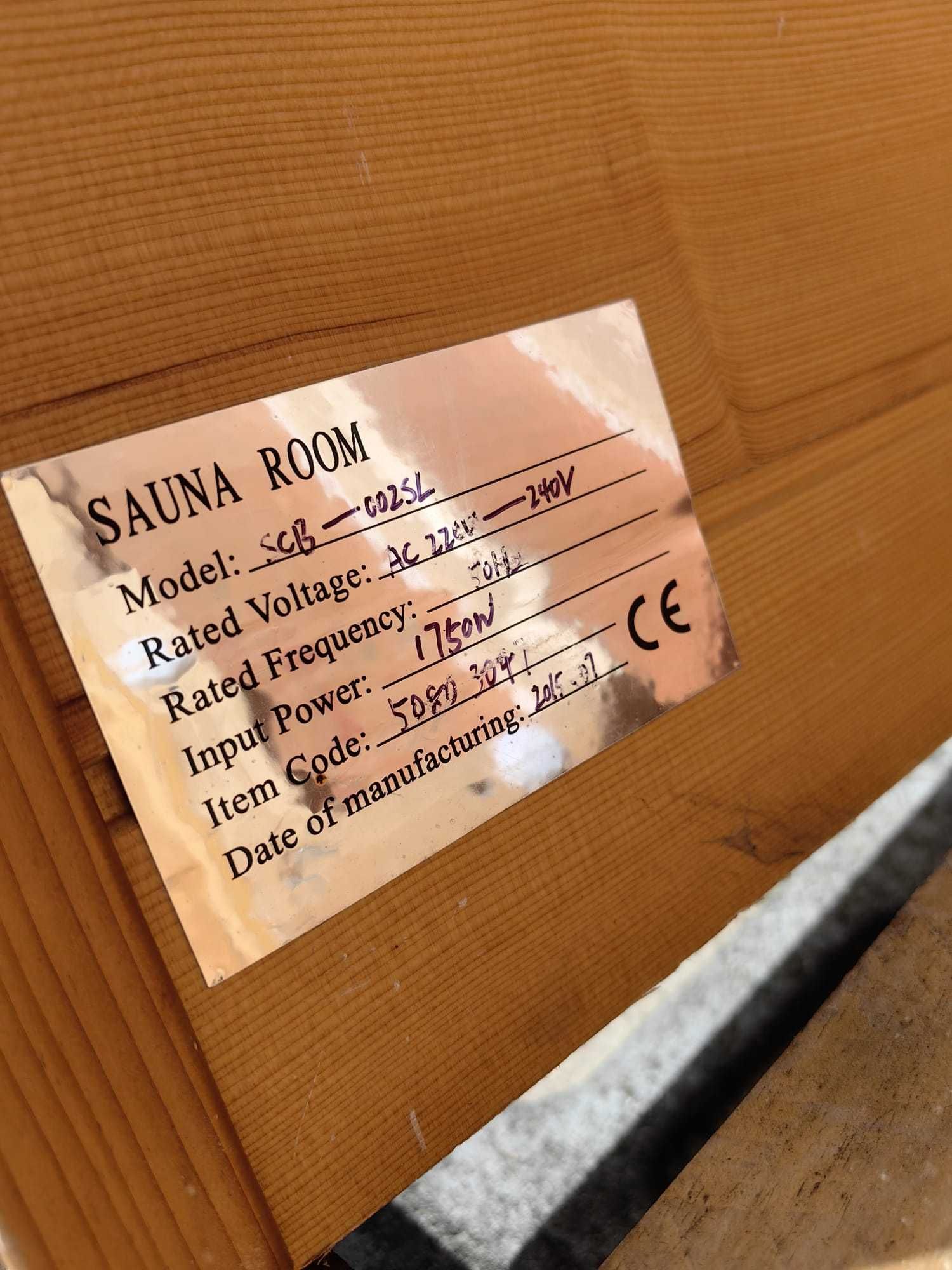 Sauna kabina infrared podczerwień 220V 2os LED RADIO GŁOŚNIKI szklana