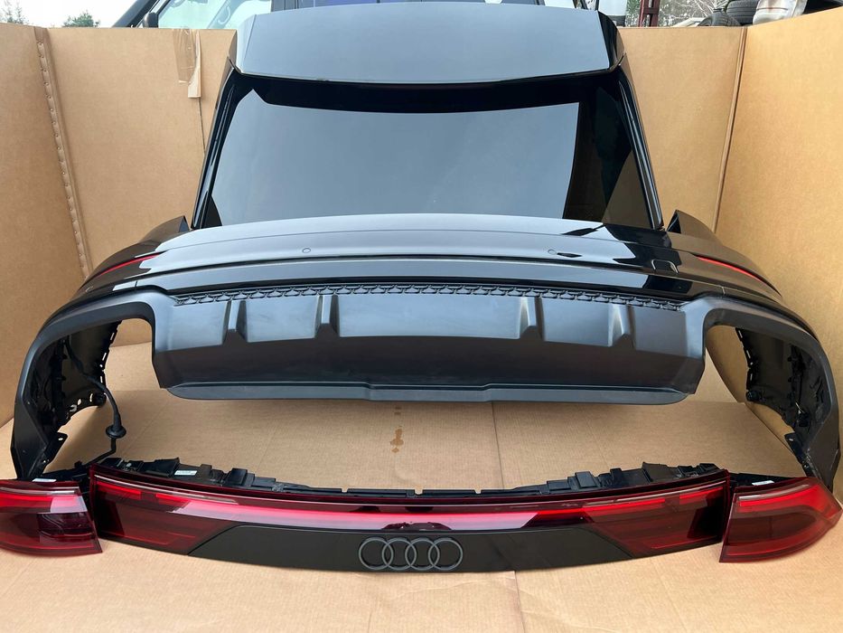 Audi Q8 Бампер задний, дорестайл рестайл