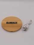 Bezprzewodowa ŁADOWARKA INDUKCYJNA 5V/1A drewno bambusowe logo DeWalt