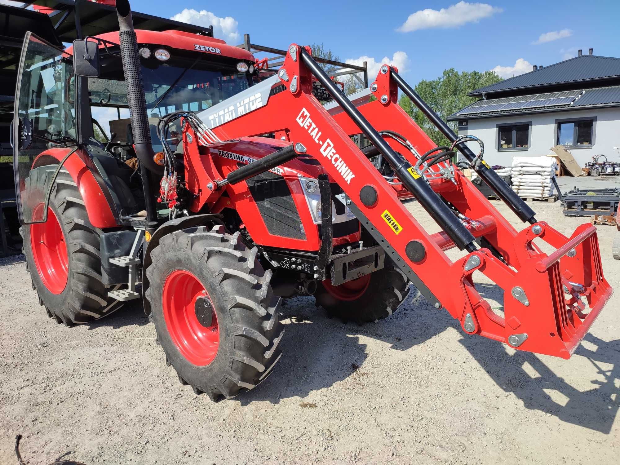 Tur Ładowacz Metal Technik , Zetor, Ursus  MTZ, Case MONTAŻ, Transport