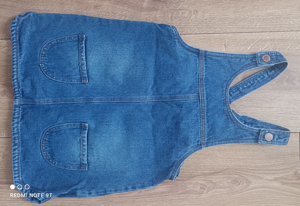 Sukienka prenceska jeansowa next, 3-4 lata, 86- 92 cm