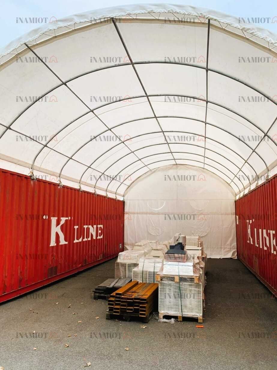 Zadaszenie Kontenerowe 6x6m (wiata tunelowa, magazyn)