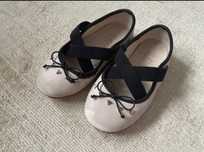 Zara buciki Bartku baleriny nude pudrowy roz 21 13,5 cm wiosna