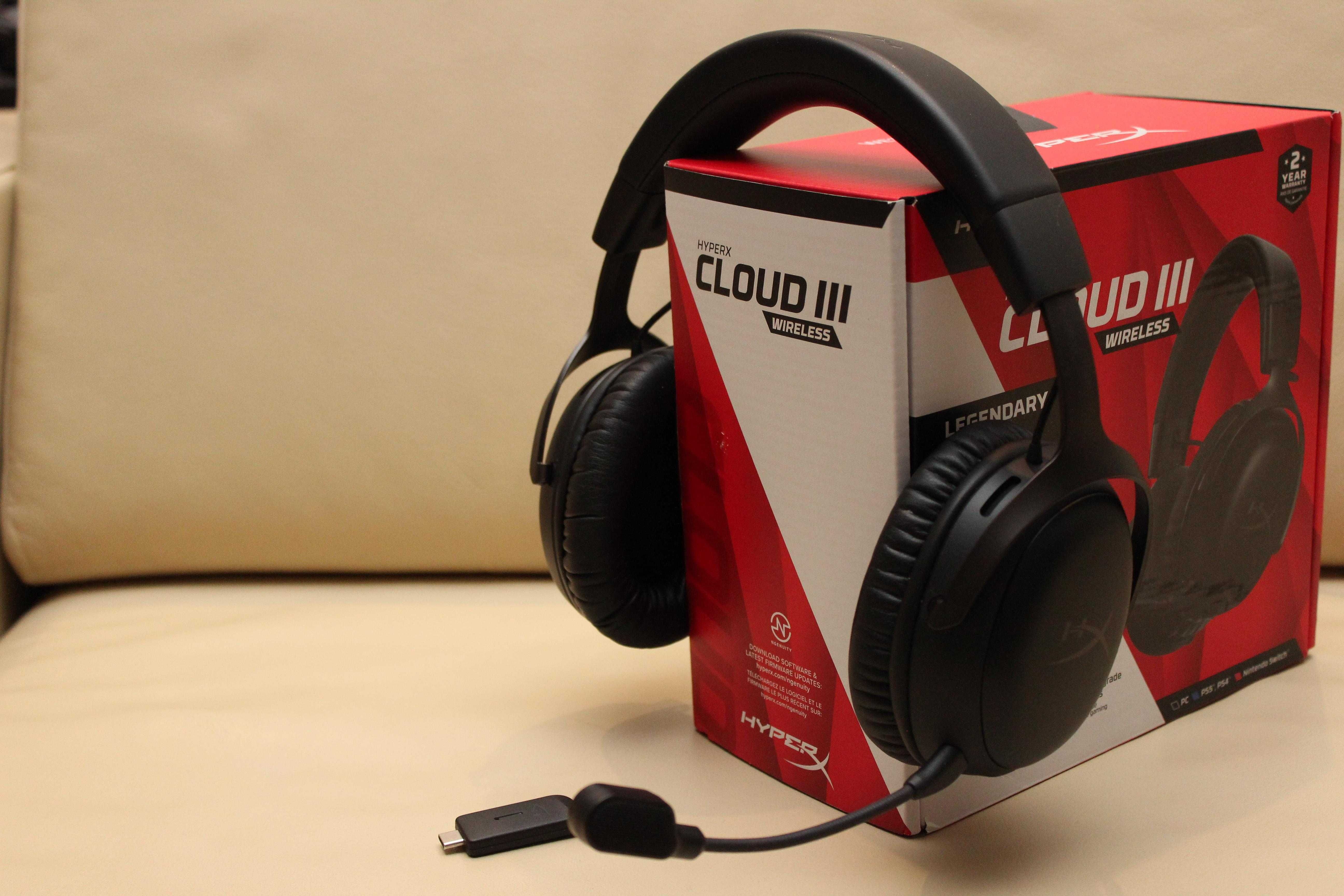 Słuchawki HyperX Cloud III bezprzewodowe nauszne gamingowe
