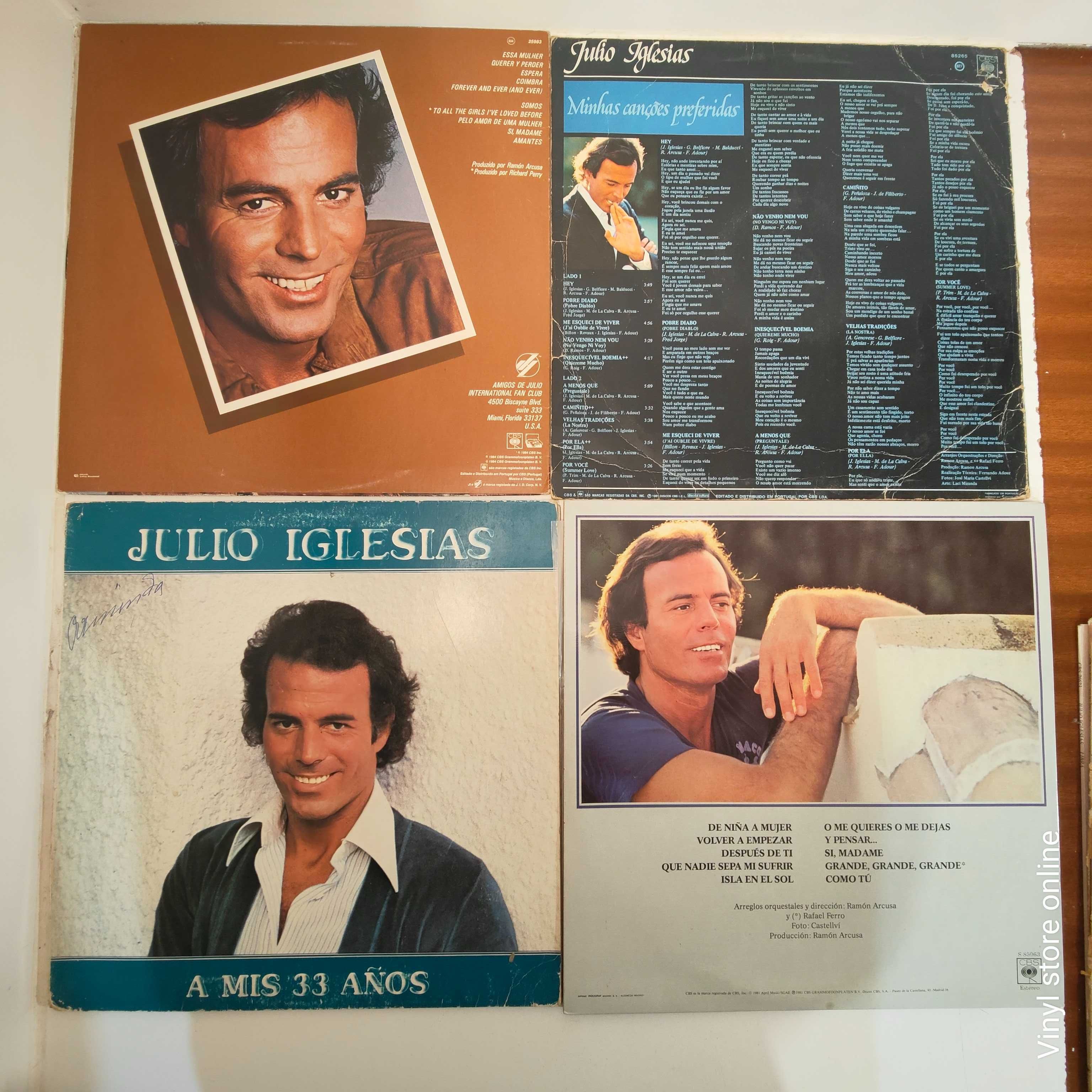 Lote LPs Julio Inglesias