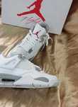 Jordan 4 Retro White Oreo 42