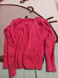 Sweterek różowy rozpinany 110