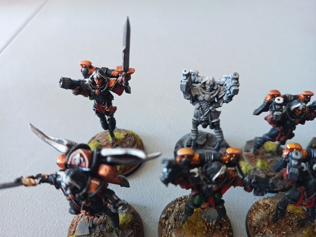 10x Seraphim Squad metal Sisters of Battle Warhammer 40k