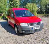 Volkswagen caddy III, 1,6 Benzyna + LPG, 7 miejscowy. Prywatne.