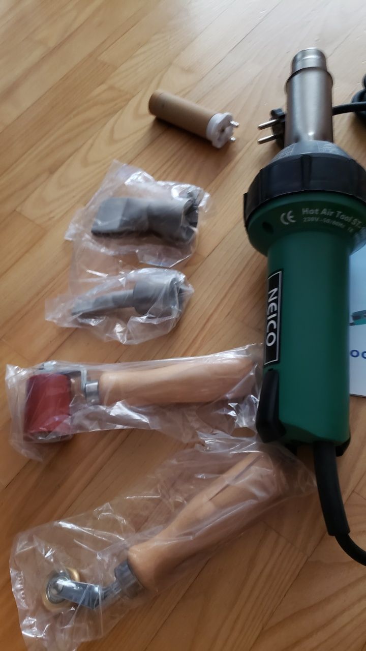 Фен от 6500грн для сварки пластиков, тентов, пвх и тпо мембран 1600W