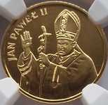 Złota moneta 1000zł 1982 Jan Paweł II VISIT