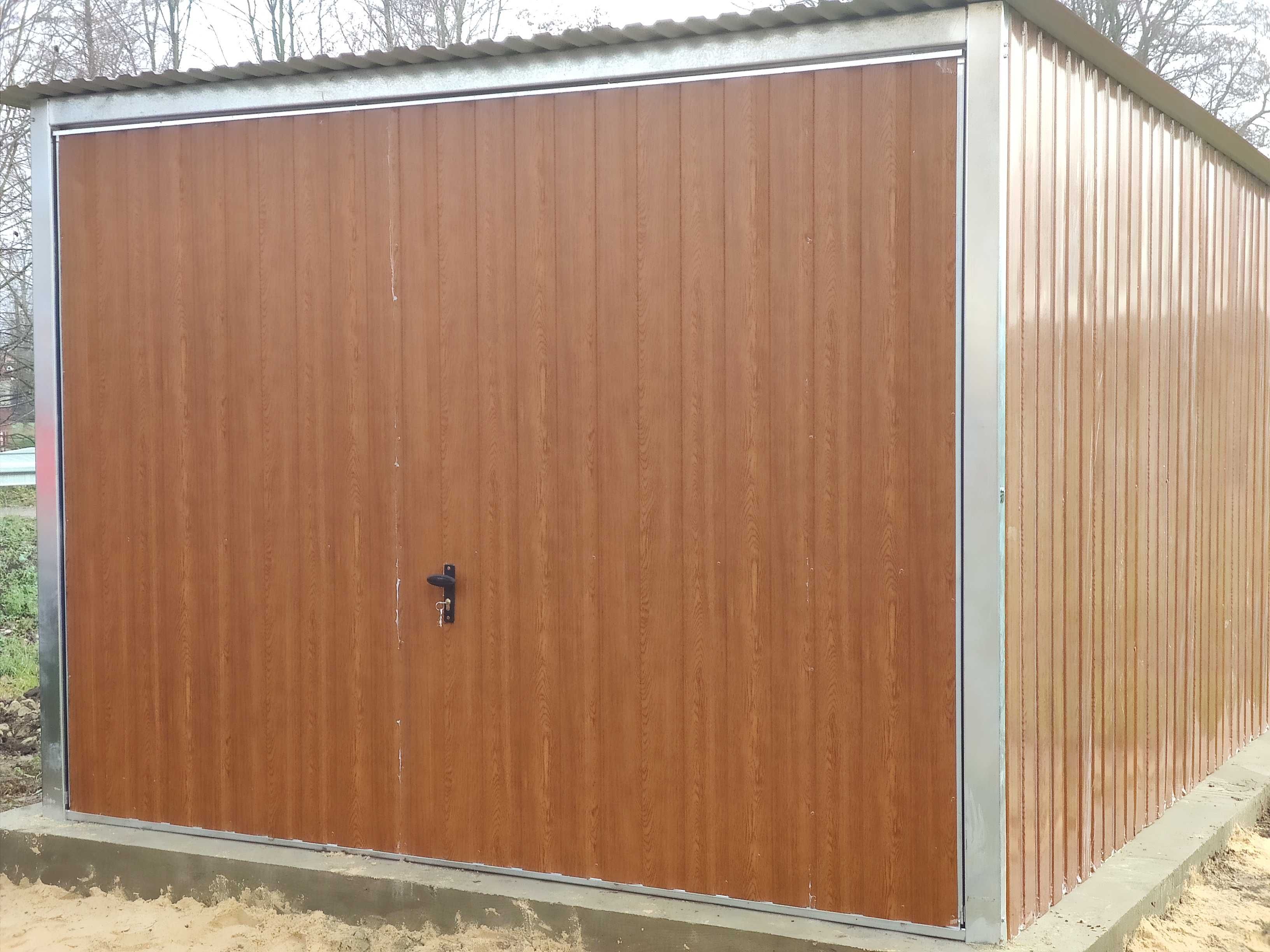 Garaże Blaszane, Blaszak 3x5, Konstrukcja ocynkowana,Szybka realizacja