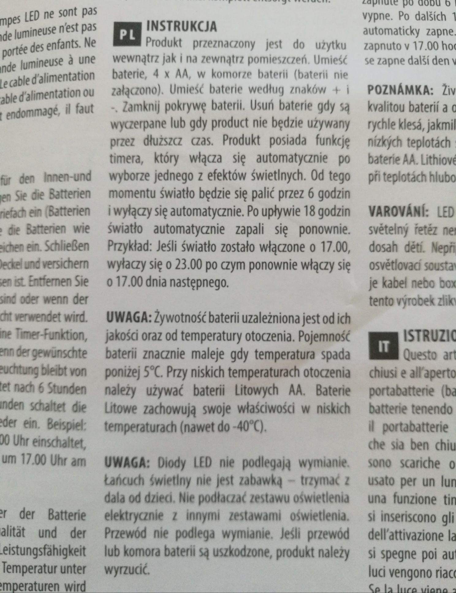 Metalowa lampa wisząca IP44 z funkcją timera