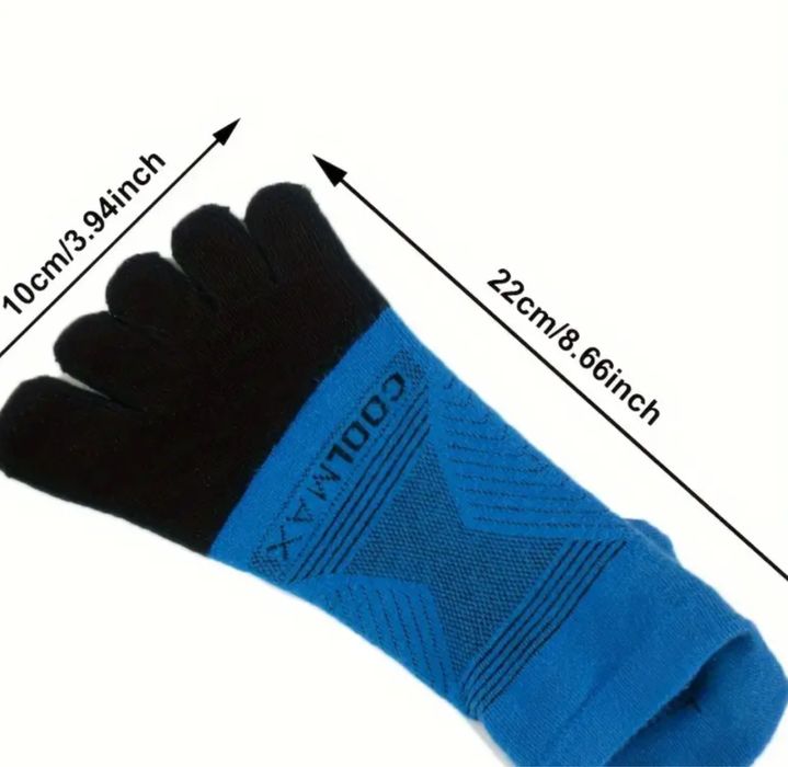 Para Meskich Skarpetek Z Piecioma Palcami I Unoszacymi Uszy