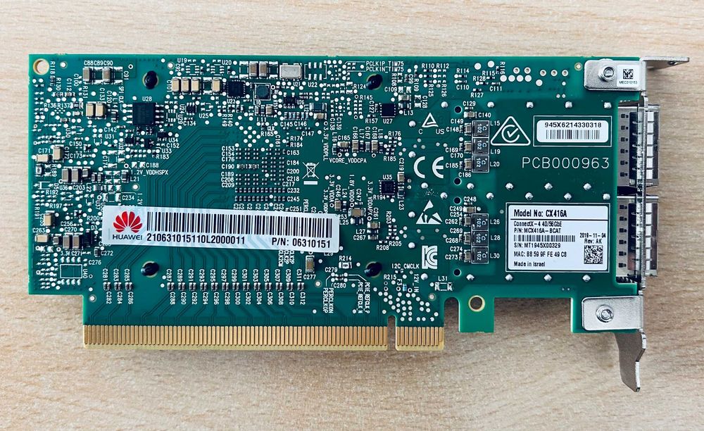 Мережева картка Mellanox ConnectX-4 Pro CX416A Dual Port 40/56Gbe