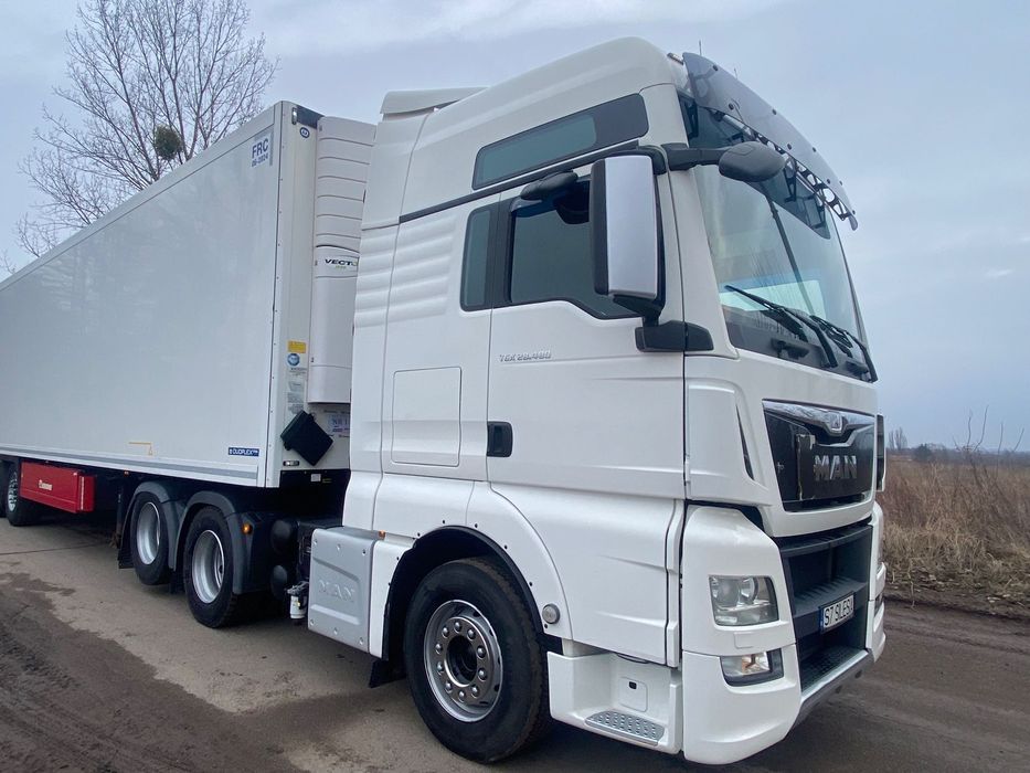 MAN TGX 28.480 6x2  2014 Euro 6 3 osie boogie pusher 6x2 DMC 60 TON Retarder