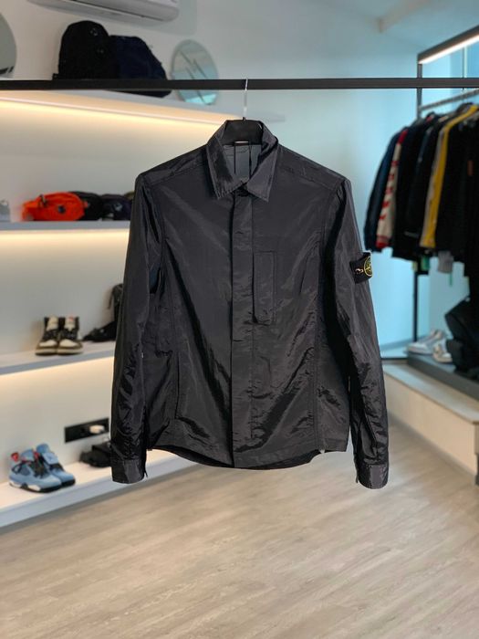Сорочка STONE ISLAND 10844 Nylon Metal Colour Weft Navy SI0208-NA
