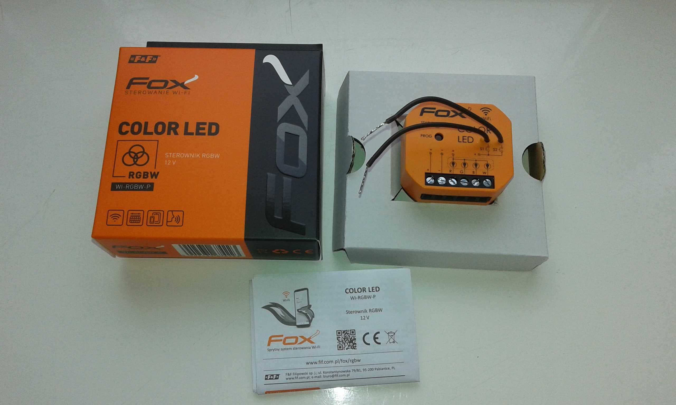 F&F Sterownik Wi-Fi Color LED Wi-RGBW-P 12v FOX