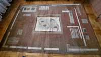 ASPENDOS dywan 180/265 cm wełniany brąz beż PRZEMYŚL