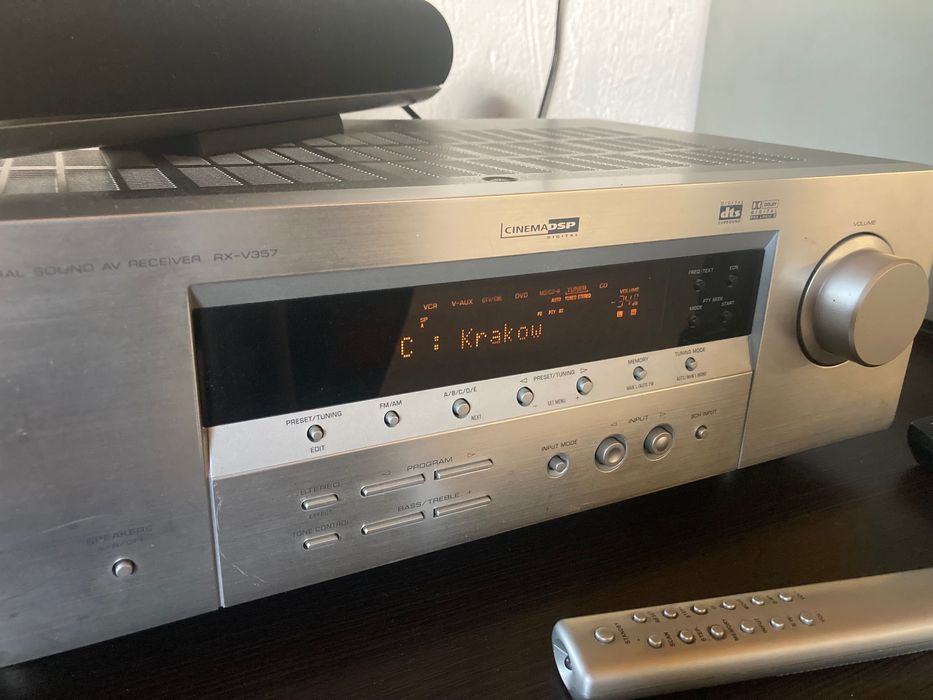 Kino domowe Amplituner Yamaha RX V357 + zestaw kolumn GRATIS!