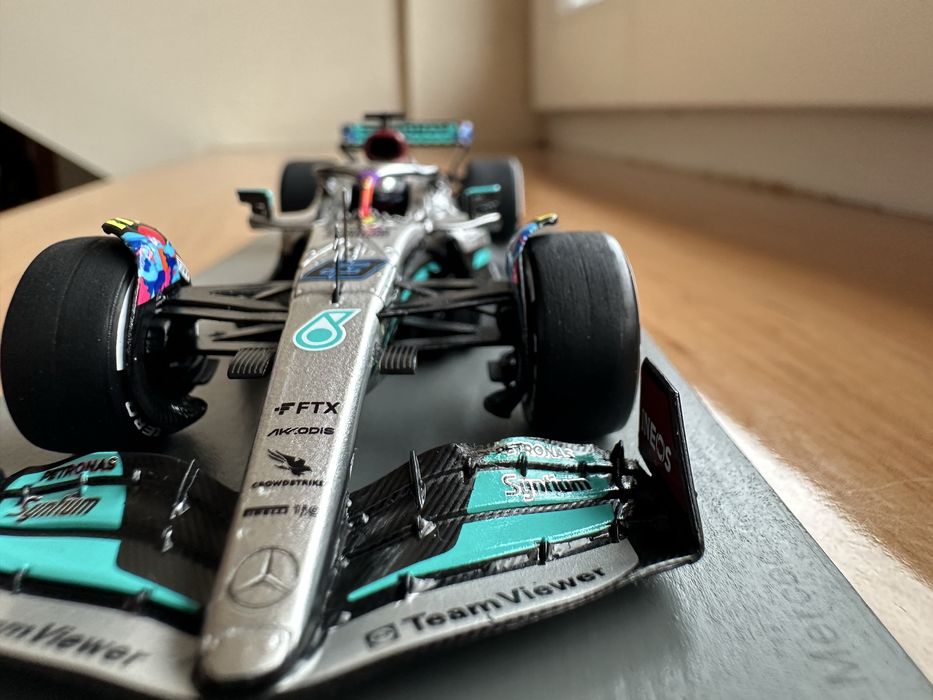 1:43 F1 Mercedes AMG Petronas W13 George Russell 2022 Spark