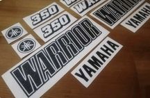 Warrior 350 autocolantes
