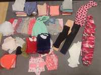 Mega paka zestaw ubrań dla dziewczynki 104-110 GRATIS