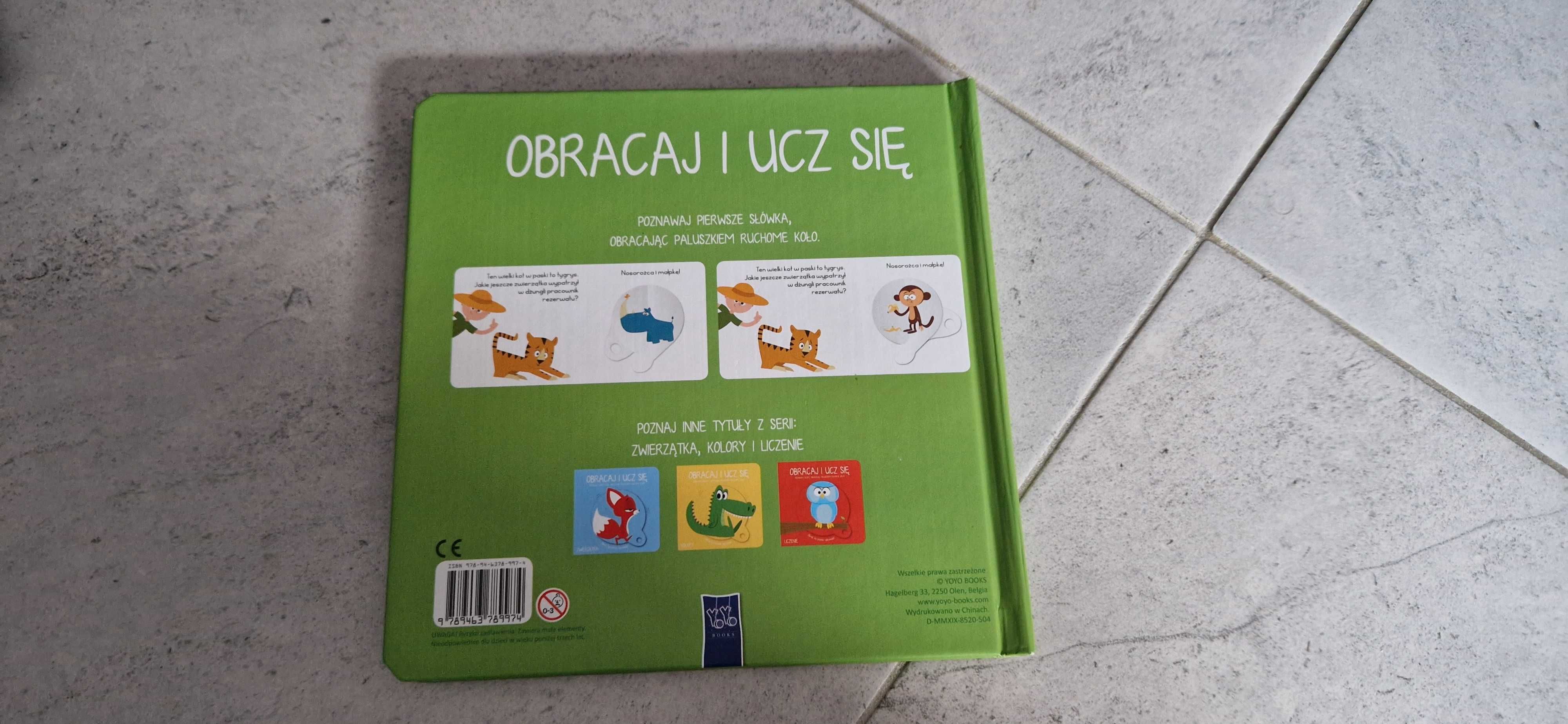 2 książki z serii Obracaj i Ucz się