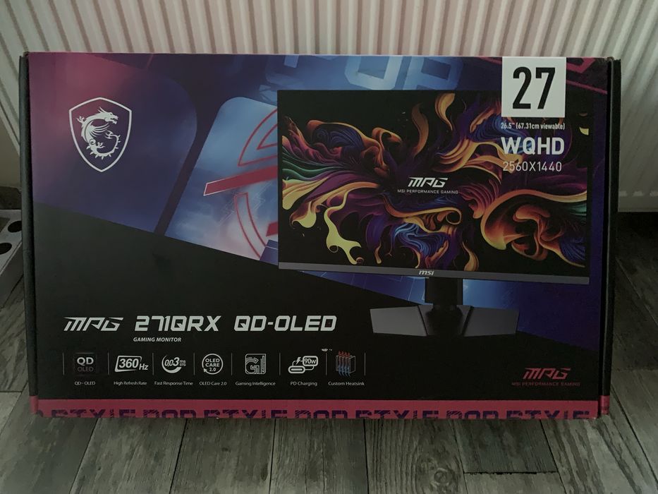 Msi oled 271QRX 360hz 2560x1440