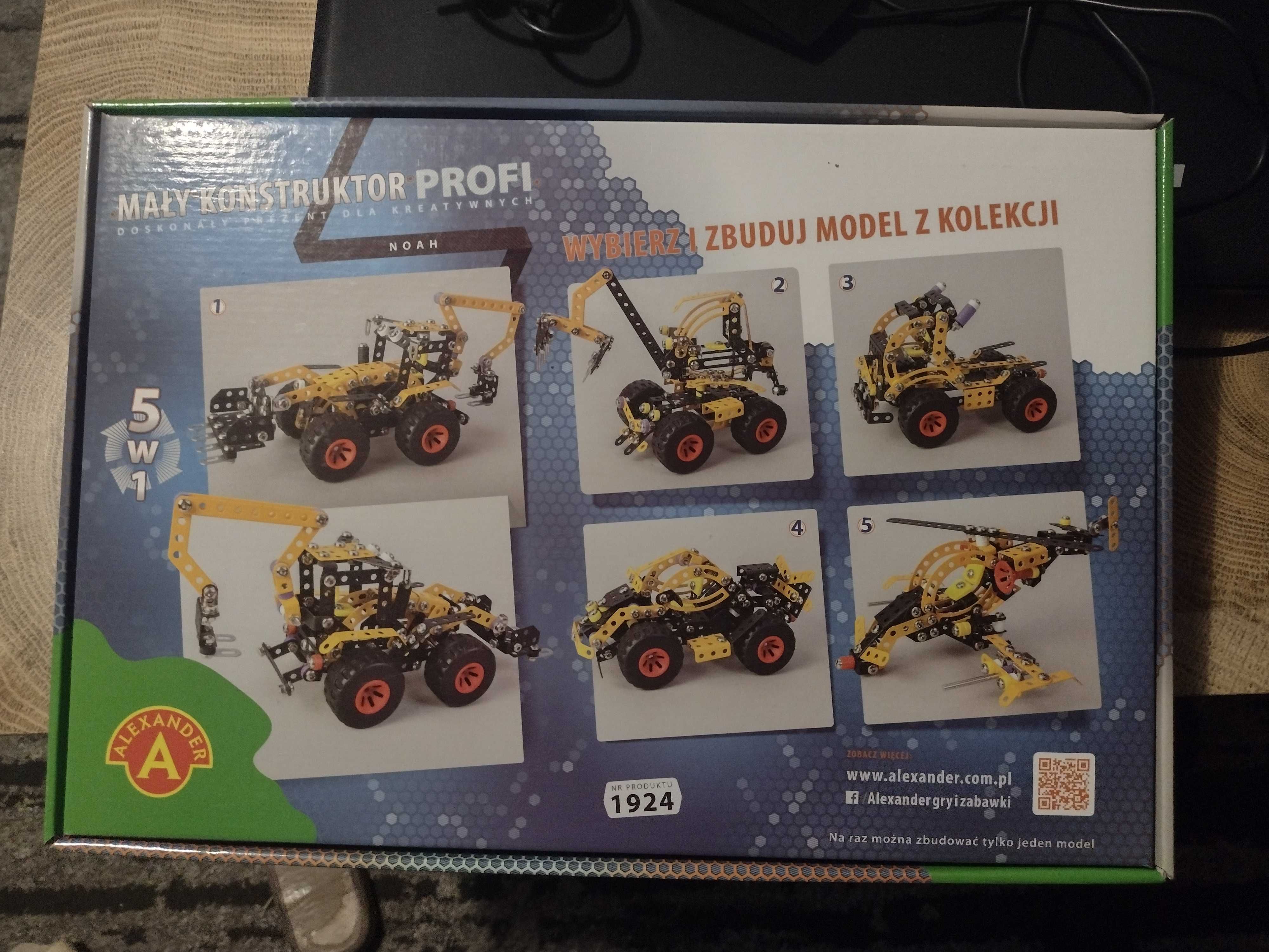 Mały konstruktor profili 5w1 i Mały mechanik Madej