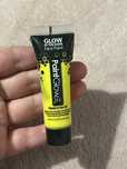 Farba Uv Do Twarzy Ciała Glow In The Dark 12Ml Yellow Paintglow