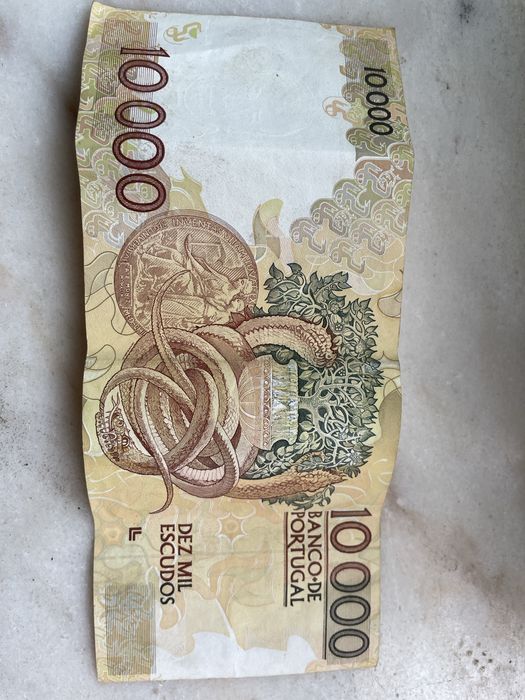 Nota 10.000 Escudos - Prof. Dr. Egas Moniz