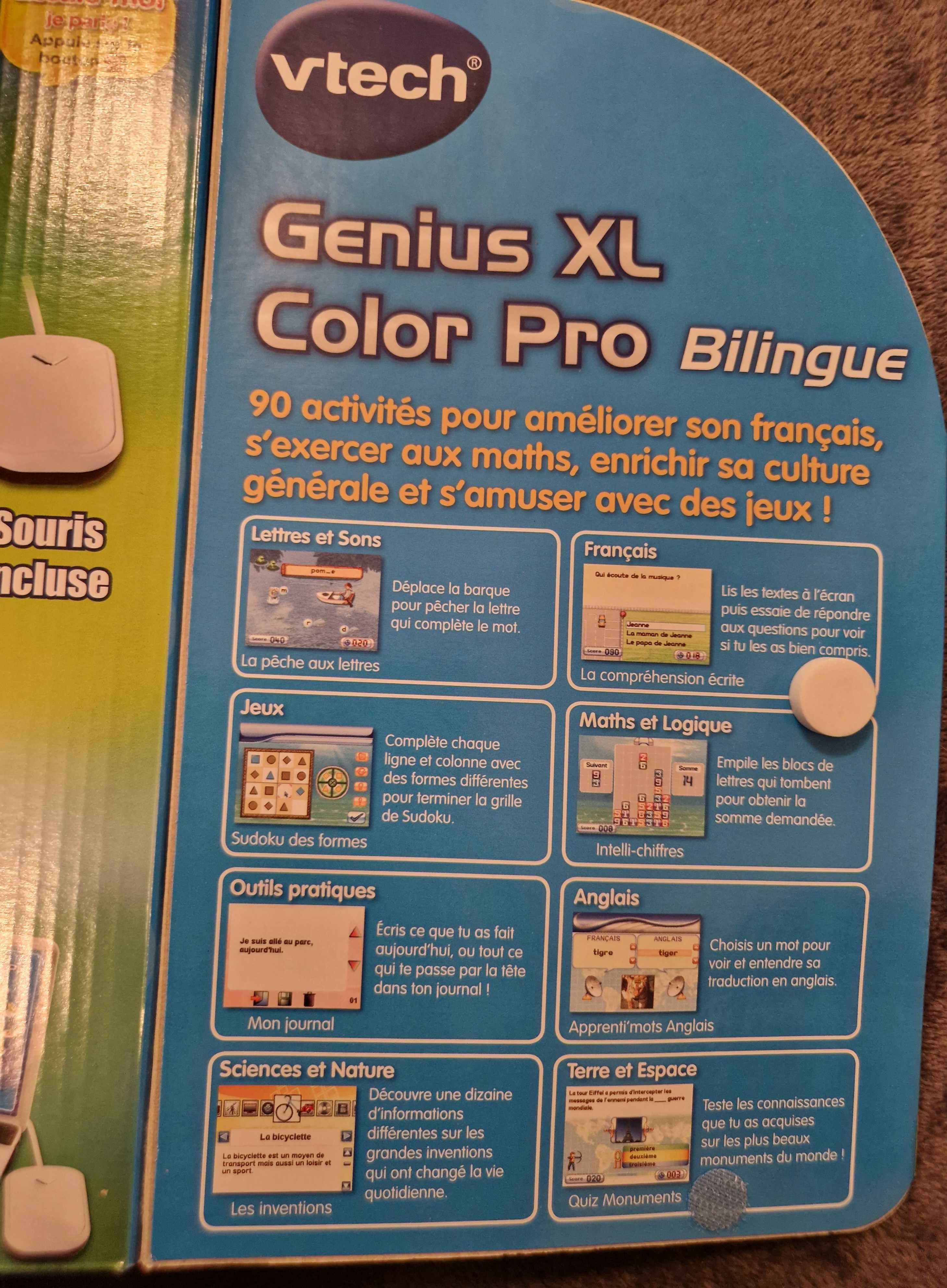 Laptop elektroniczny VTech Genius XL srebrny