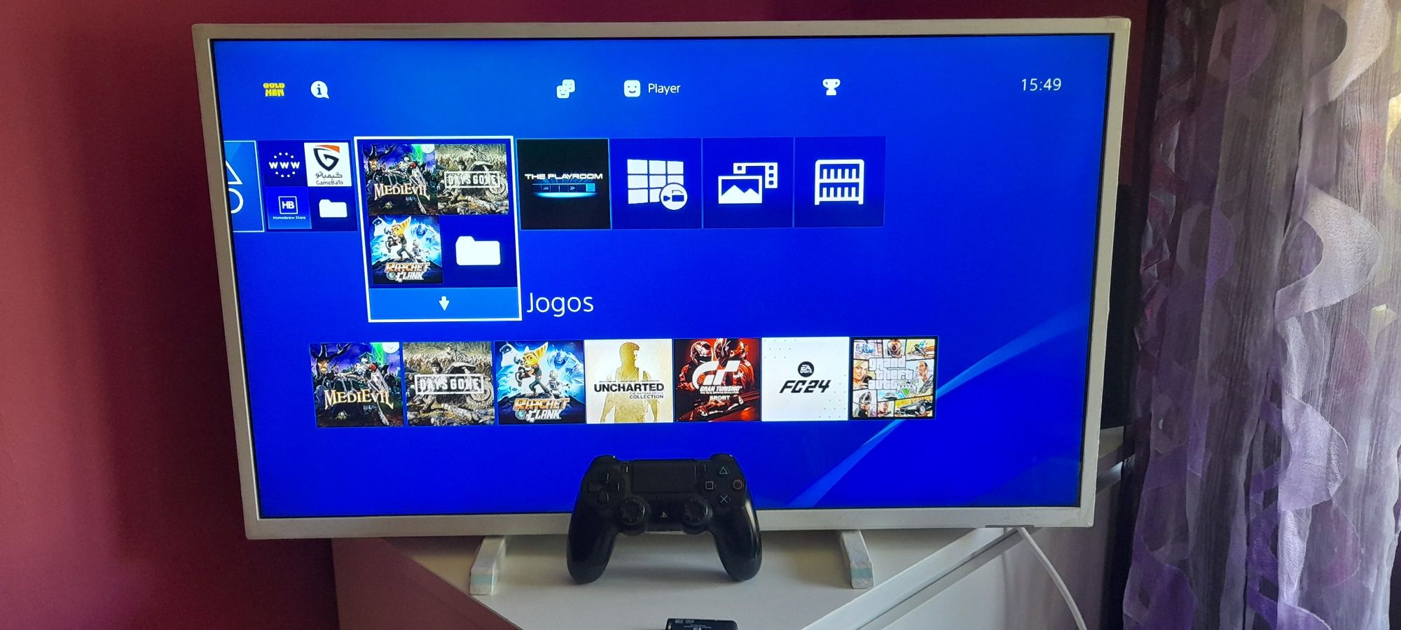 PS4 500GB - Desbloqueada