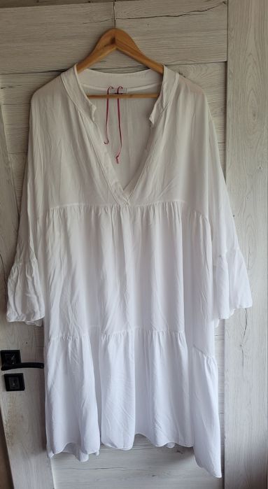 Sukienka zwiewna big size made in Italy