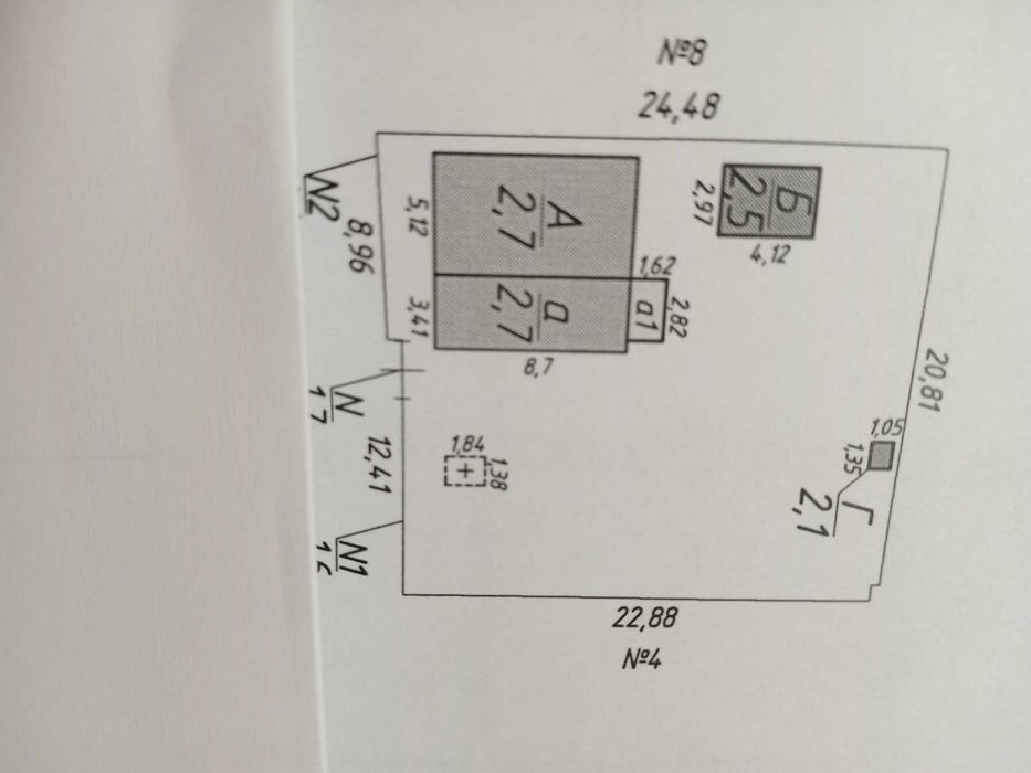 Продам дом ( 50% износа)  с участком 6 соток на Кущевке-18000 дол.