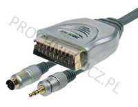 Kabel TCV 7580 Prolink EX SCART–SVHS4P+3,5STR 15m