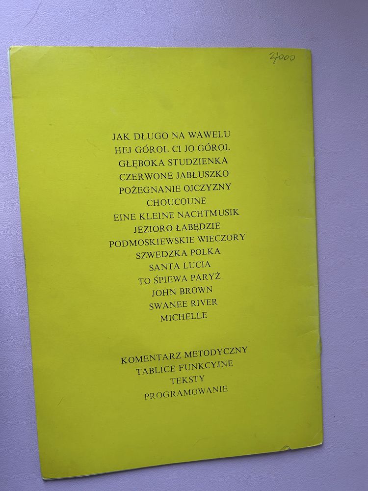 Najpiękniejsze melodie świata na keyboard i organy nuty cz 2