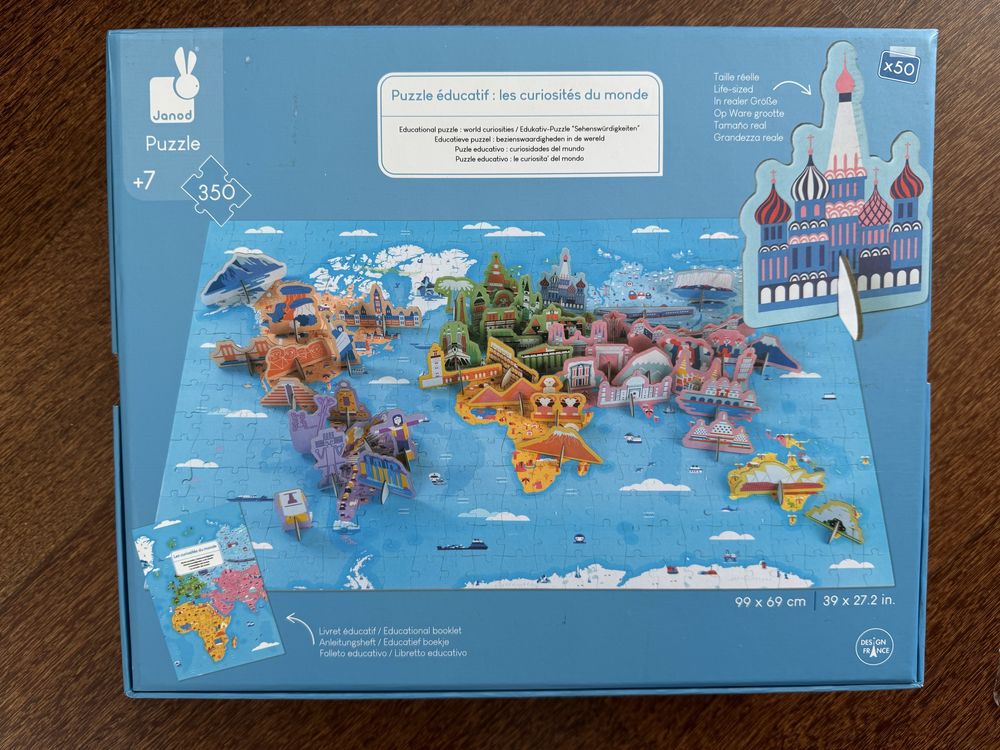 Puzzle As curiosidades do mundo, JANOB