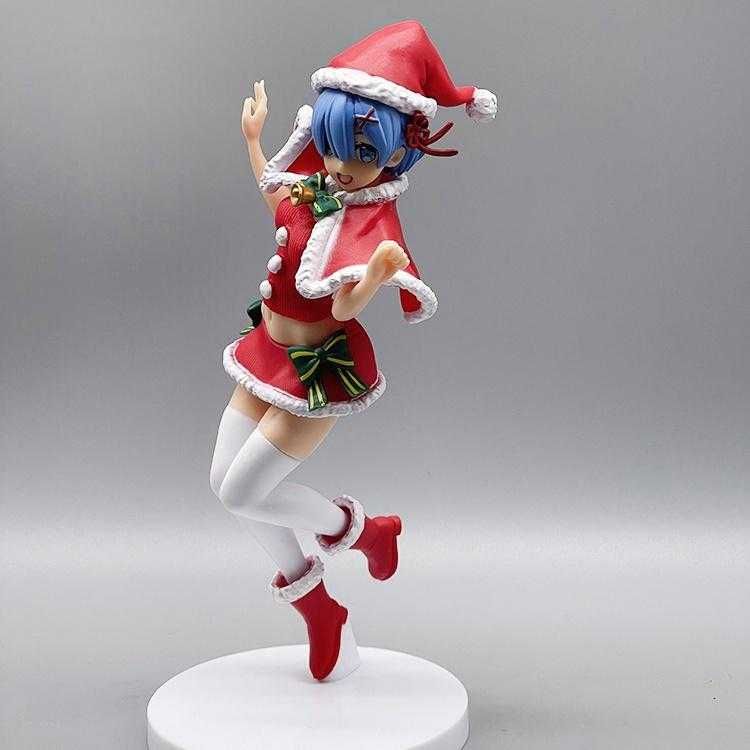 Аниме фигурка Рем новогодняя - Re Zero Rem Christmas - 22 см