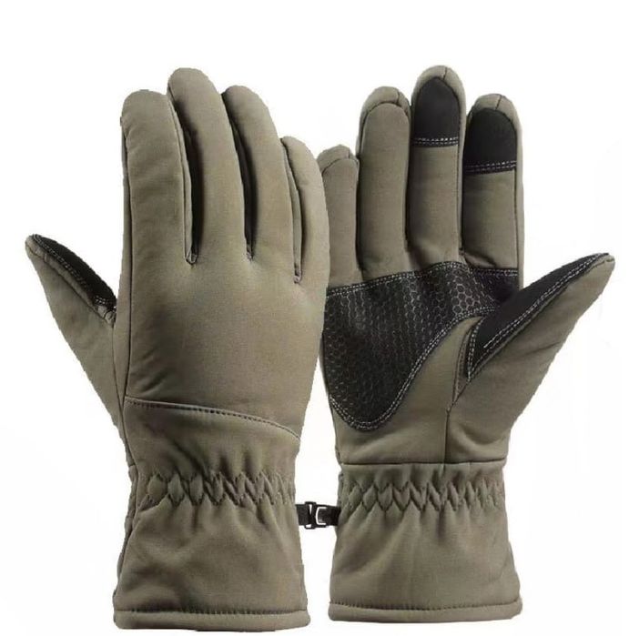 Тактичні військові зимові теплі рукавиці Soft Shell на флісі