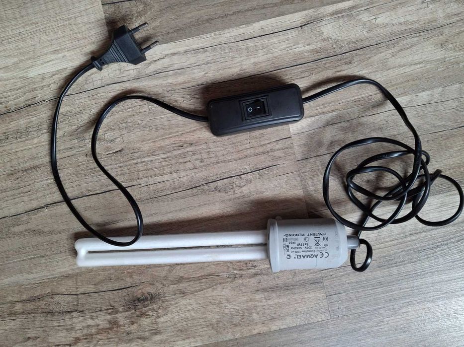 Zestaw akwarystyczny: sitko x3 do łowienia rybek +lampka z przewodem