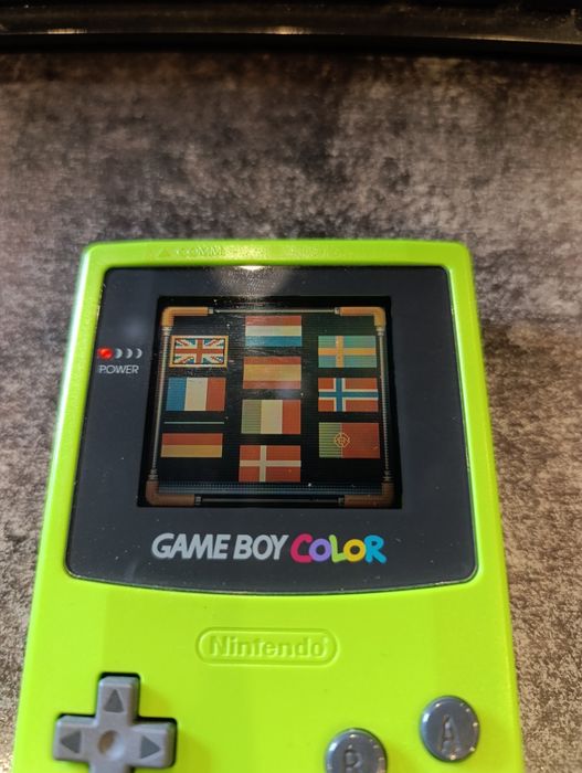 Konsola Nintendo Game Boy Color zielona super stan sprawna