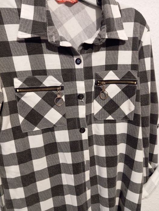 Bluzka tunika z paskiem