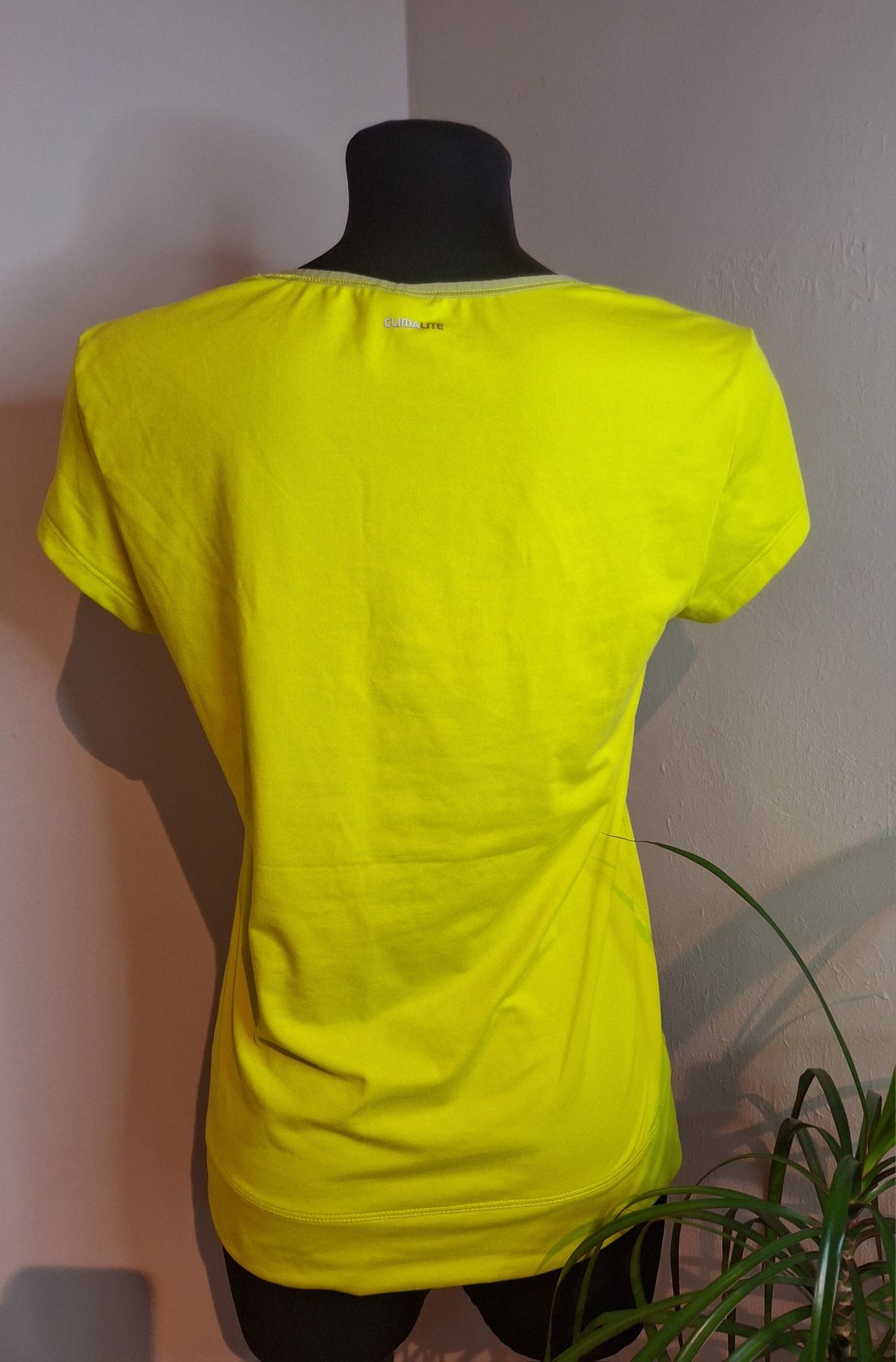Żółta koszulka adidas s