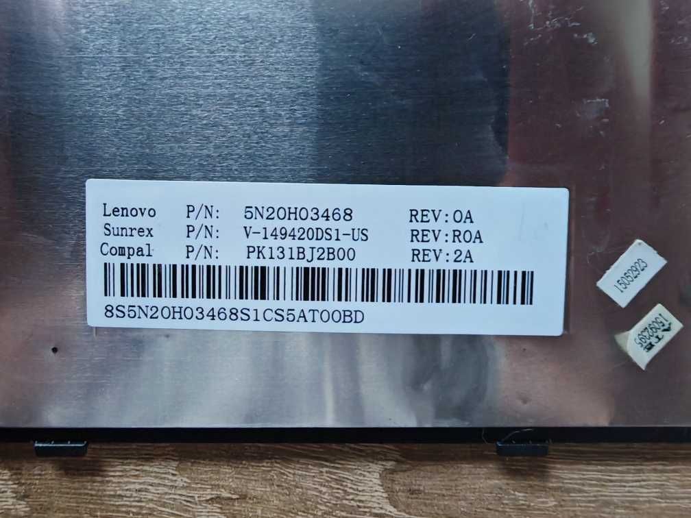 Oryginalna klawiatura do laptopa Lenovo Z51-70 Podświetlana LED
