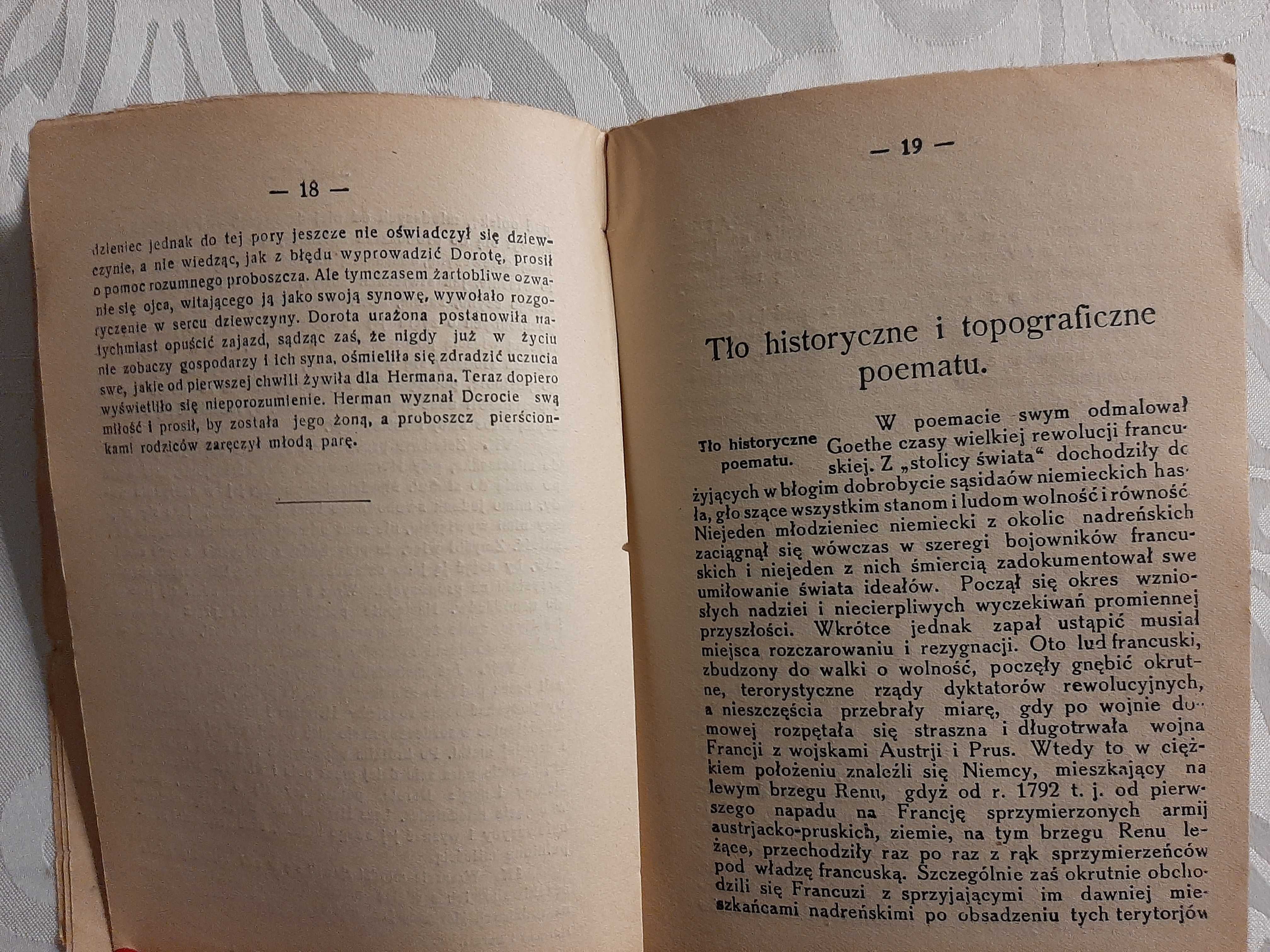 Charakterystyki Literackie Nr 77 Herman i Dorota Goethe