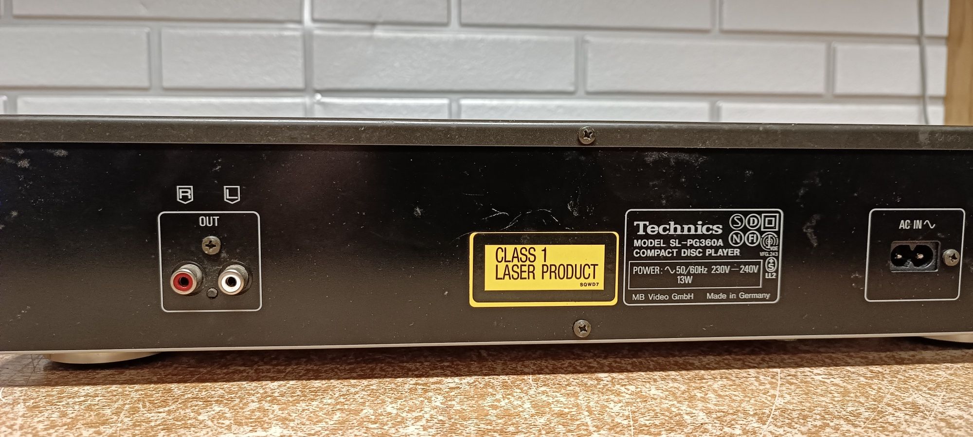 Odtwarzacz cd TECHNICS SL-PG360A . Japan