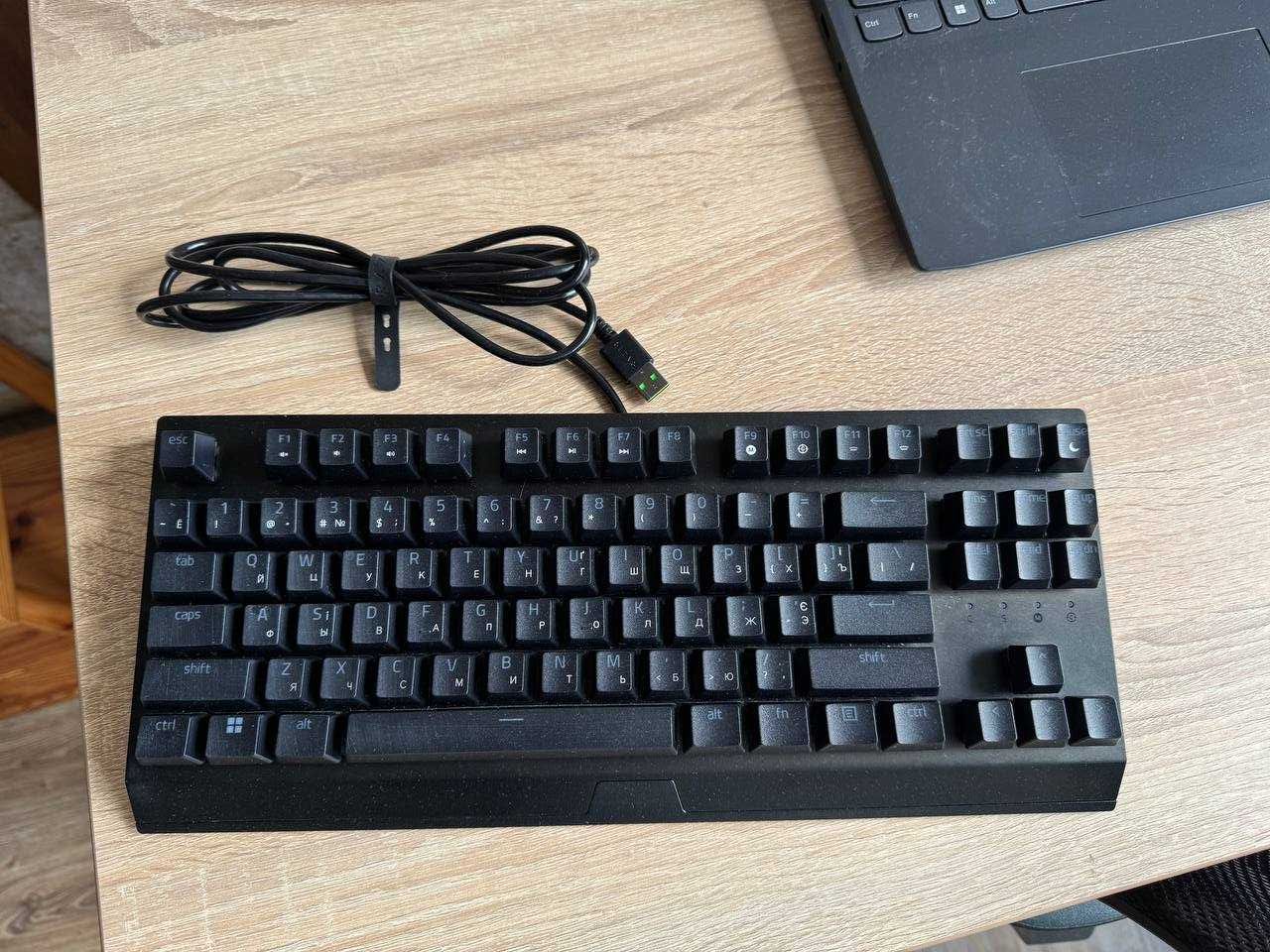Клавіатура дротова ігрова Razer BlackWidow V3 TKL RU